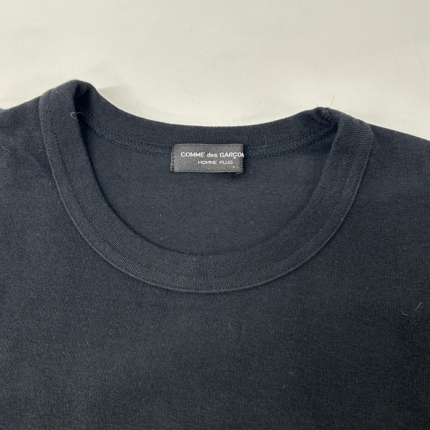 COMMEdesGARCONS HOMME PLUS コムデギャルソンオムプリュス 95AW スリープ期 PT-040480 ブラック 顔料プリント ロングスリーブカットソー トップス