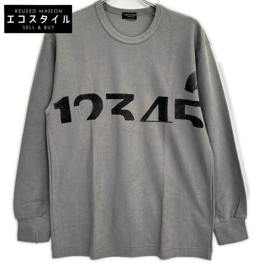 COMMEdesGARCONS HOMME PLUS コムデギャルソンオムプリュス 95AW スリープ期 PT-040480 グレー 顔料プリント ロングスリーブカットソー トップス