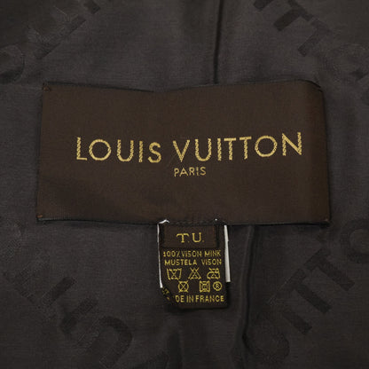 LOUIS VUITTON ルイヴィトン 美品 国内正規 モノグラム ミンクファー マフラー ストール