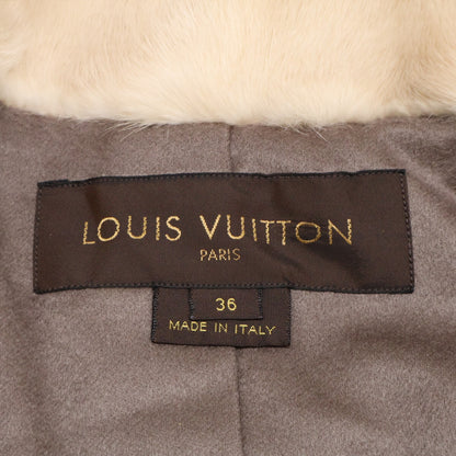 LOUIS VUITTON ルイヴィトン 【美品/国内正規】RW082B WNL C05KNR ミンクファー ポンチョ ジャケット