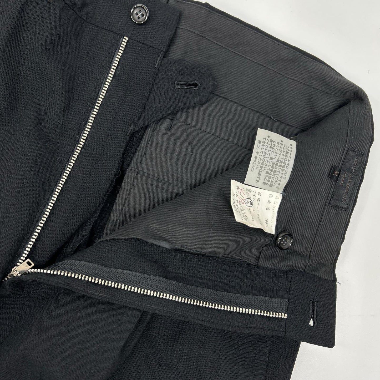 COMMEdesGARCONS HOMME コムデギャルソンオム AD1989 田中オム HS-02001M ブラックシャドウストライプ ダブルスーツ スーツ セットアップ