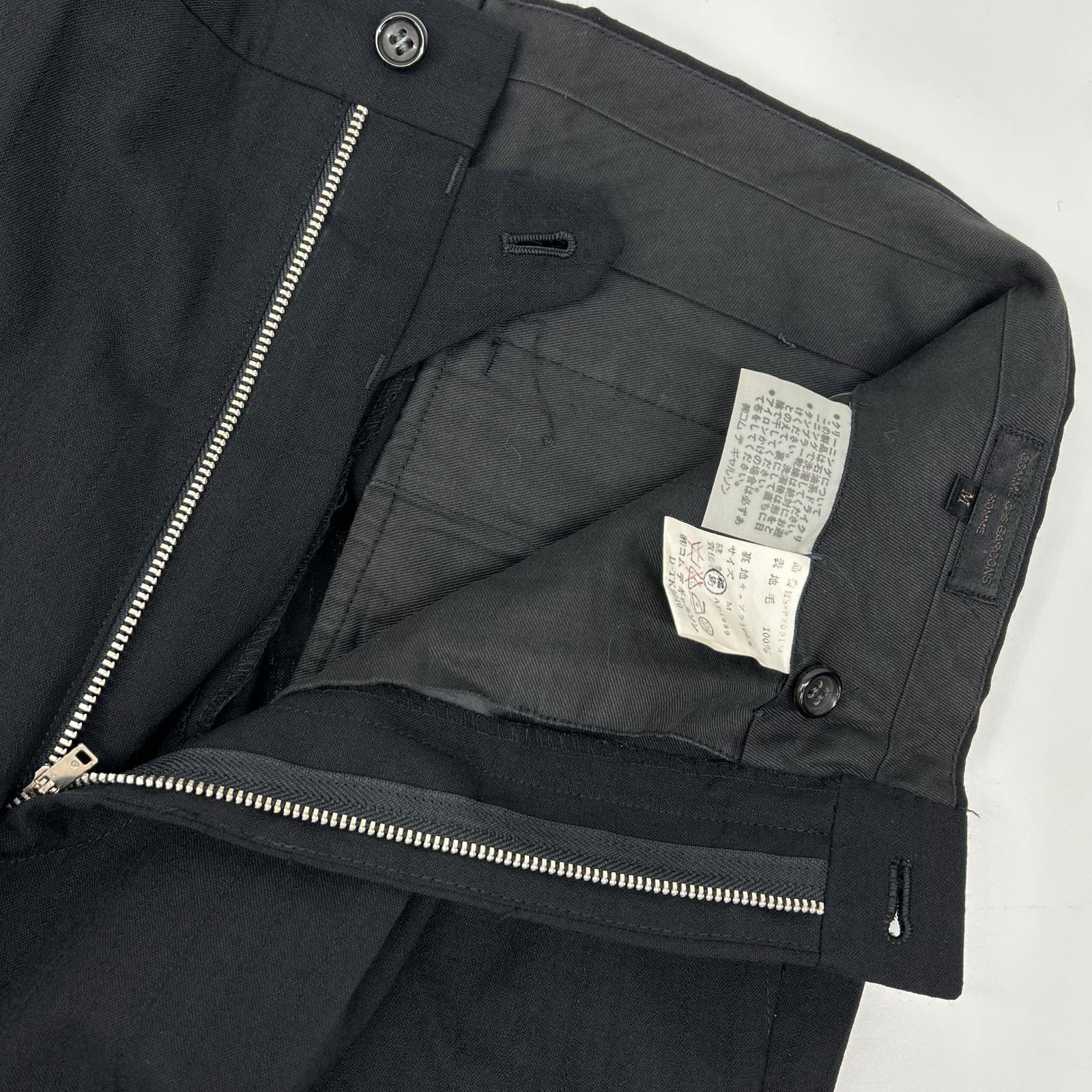 COMMEdesGARCONS HOMME コムデギャルソンオム AD1989 田中オム HS-02001M ブラックシャドウストライプ ダブルスーツ スーツ セットアップ