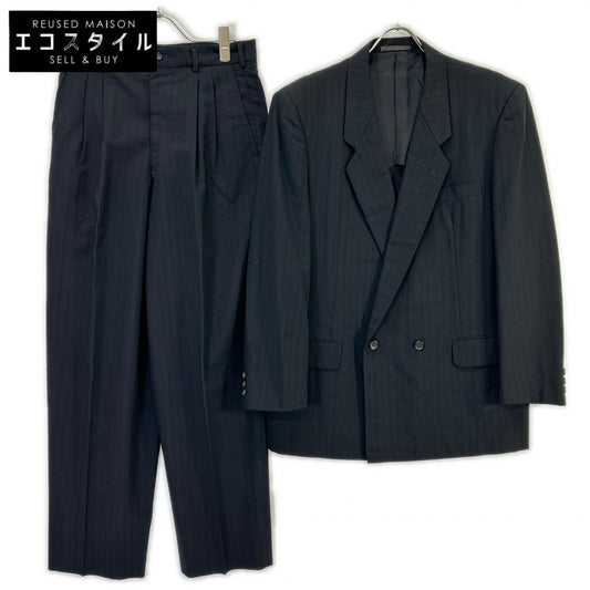 COMMEdesGARCONS HOMME コムデギャルソンオム AD1989 田中オム HS-02001M ブラックシャドウストライプ ダブルスーツ スーツ セットアップ
