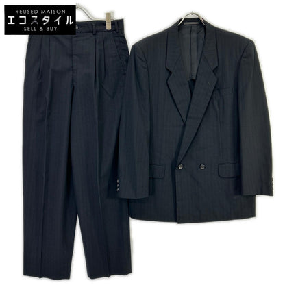 COMMEdesGARCONS HOMME コムデギャルソンオム AD1989 田中オム HS-02001M ブラックシャドウストライプ ダブルスーツ スーツ セットアップ