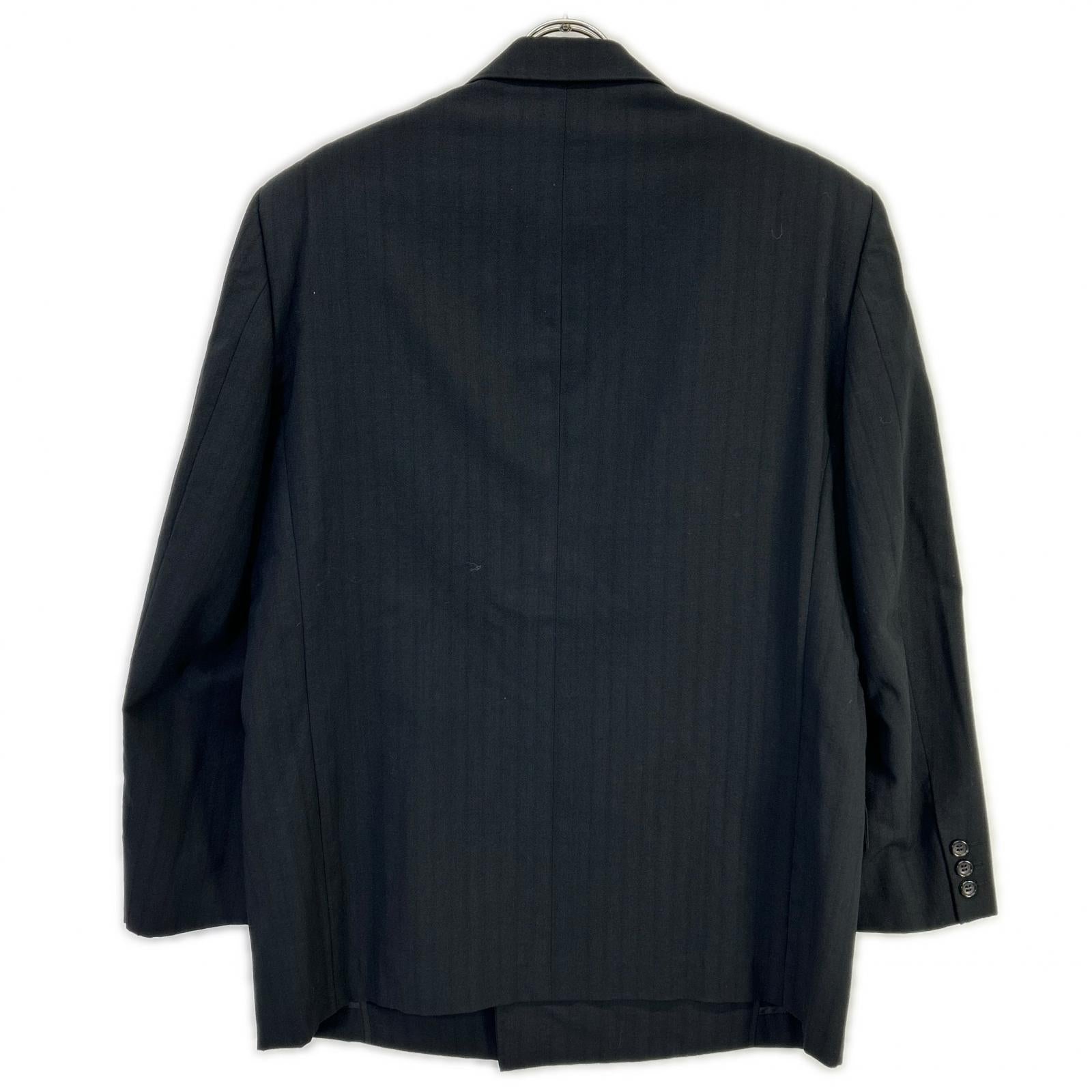 COMMEdesGARCONS HOMME コムデギャルソンオム AD1989 田中オム HS-02001M ブラックシャドウストライプ ダブルスーツ スーツ セットアップ