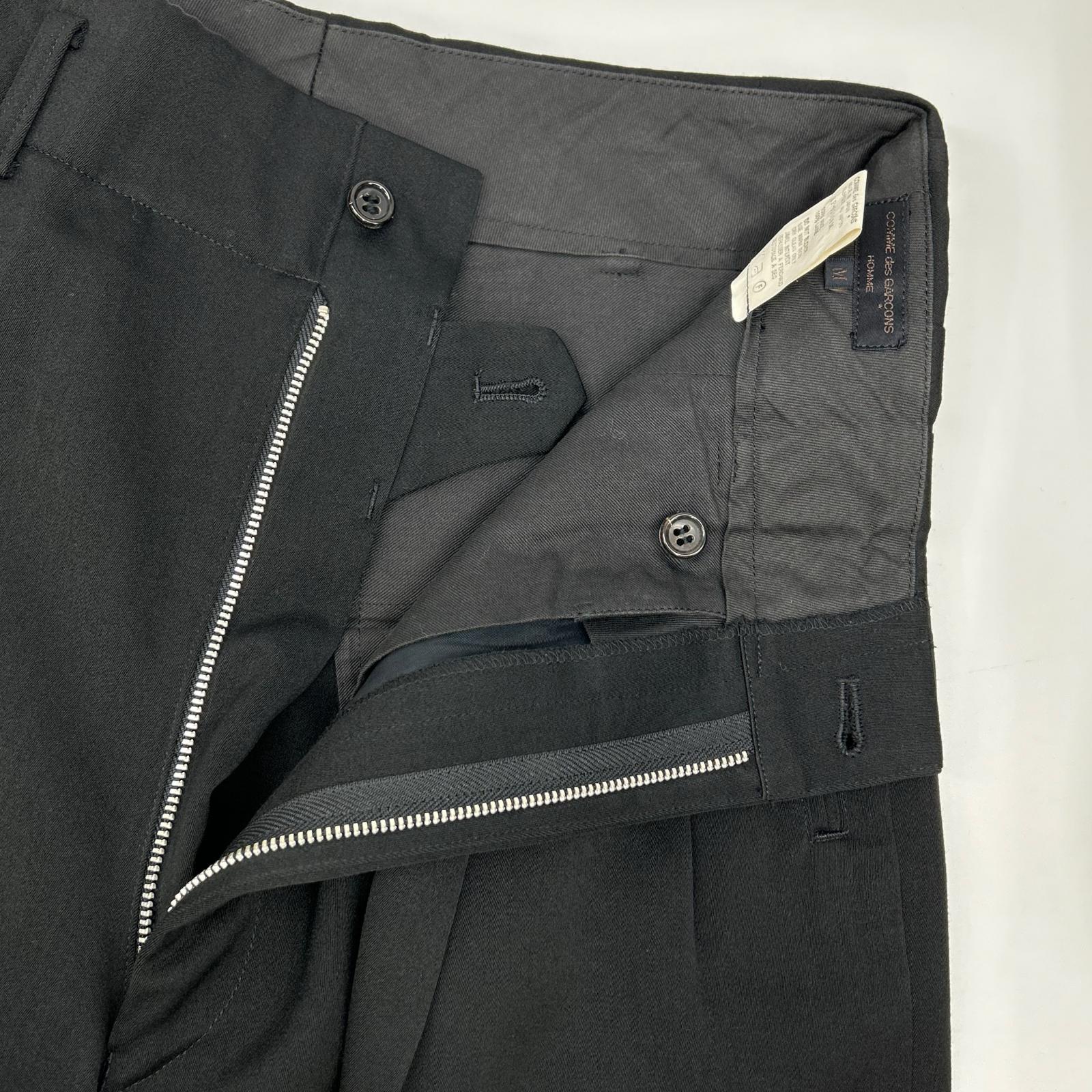 COMMEdesGARCONS HOMME コムデギャルソンオム AD1989 田中オム HJ-05017S ブラック ピークドラペル ダブルスーツ スーツ セットアップ