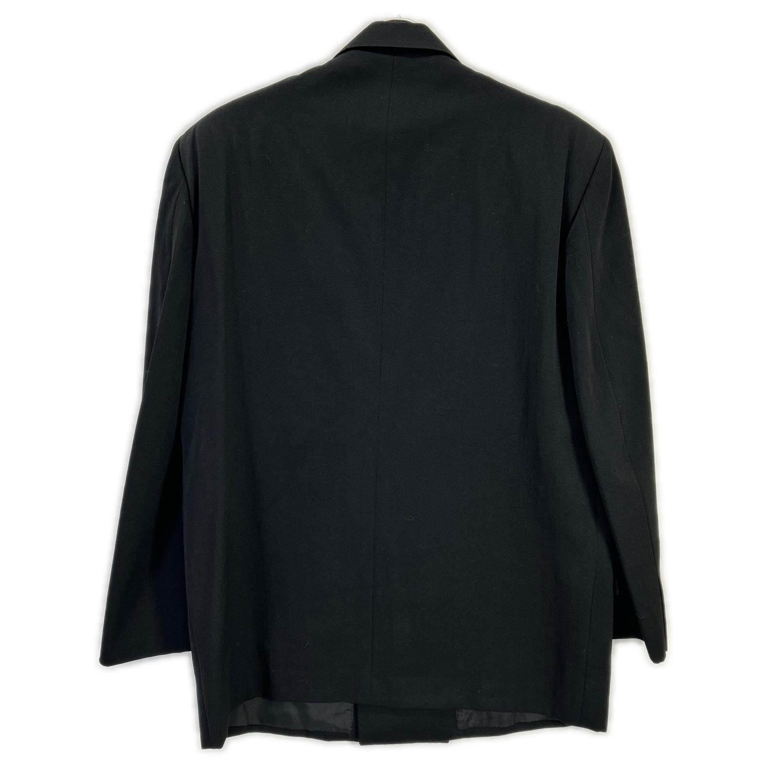 COMMEdesGARCONS HOMME コムデギャルソンオム AD1989 田中オム HJ-05017S ブラック ピークドラペル ダブルスーツ スーツ セットアップ