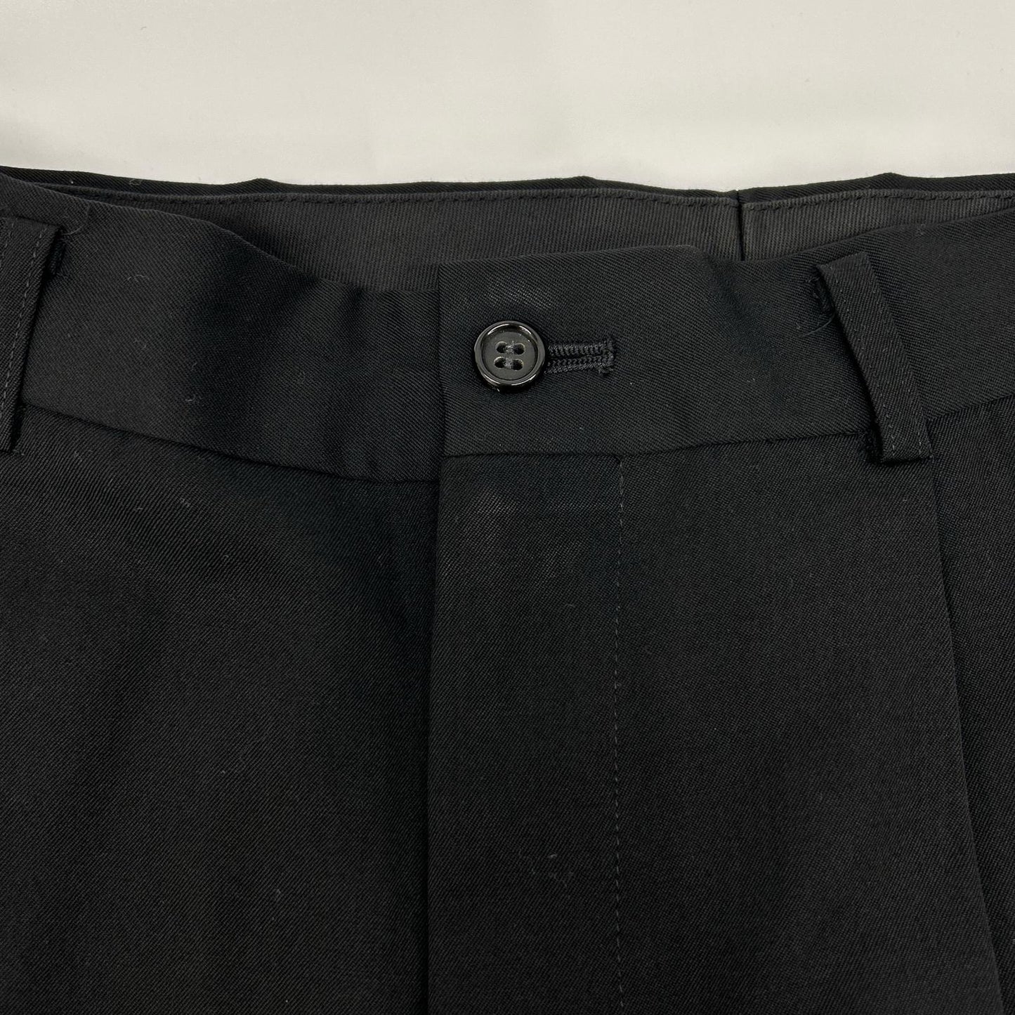COMMEdesGARCONS HOMME コムデギャルソンオム 90s 田中オム HP-08042S ブラック 2タック ワイドトラウザー ボトムス