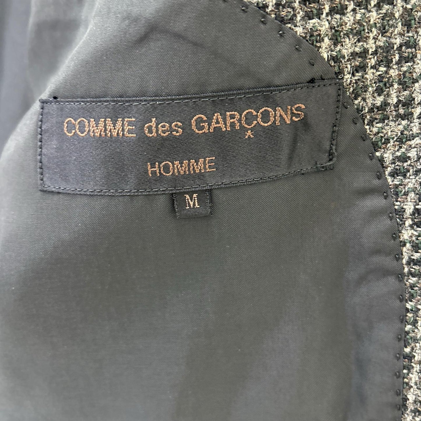 COMMEdesGARCONS HOMME コムデギャルソンオム 89-90s 田中オム HJ-08027M チェック ツイードジャケット ジャケット