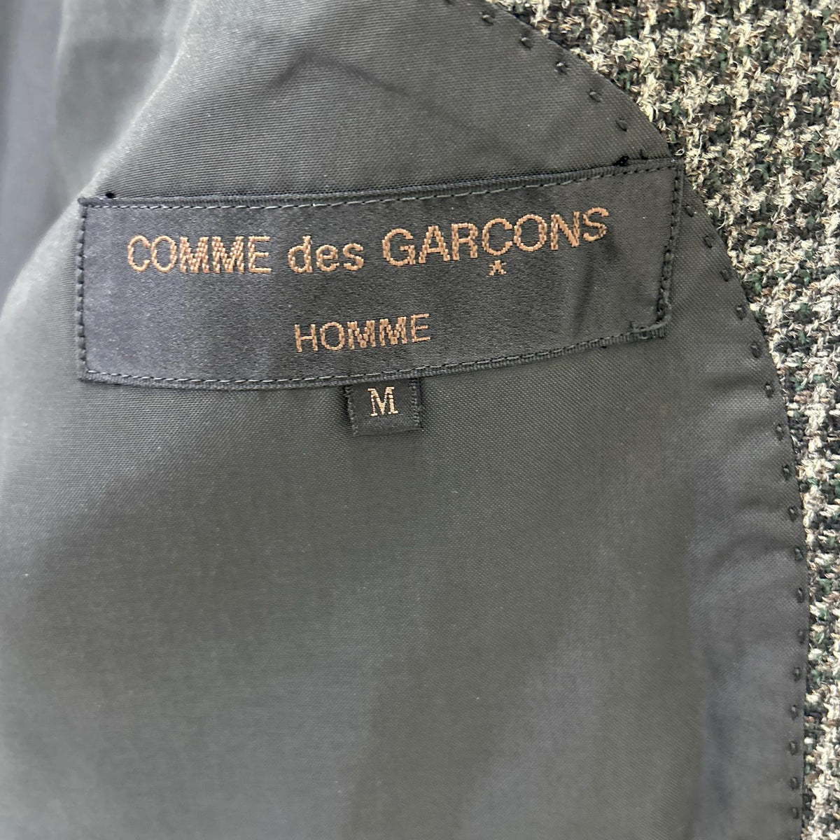 COMMEdesGARCONS HOMME コムデギャルソンオム 89-90s 田中オム HJ-08027M チェック ツイードジャケット ジャケット