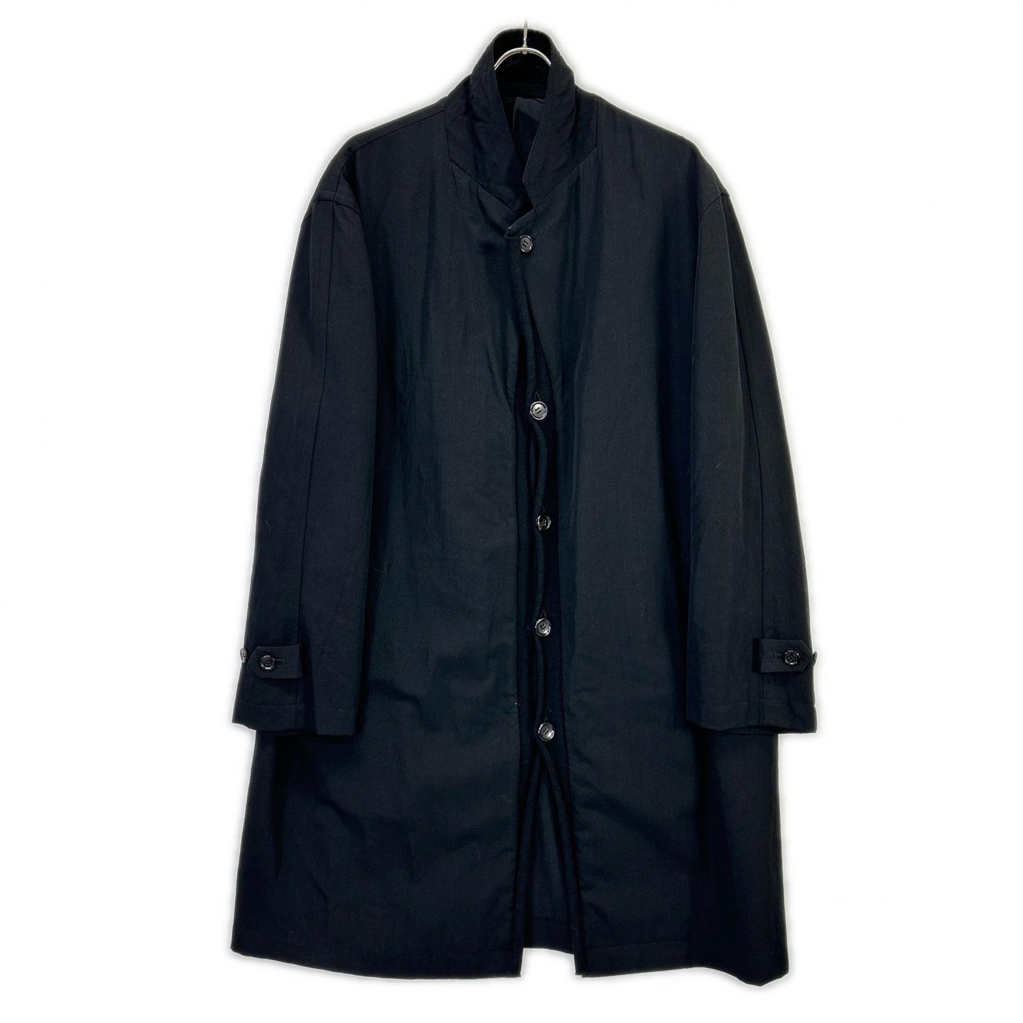 COMMEdesGARCONS HOMME コムデギャルソンオム 90s 田中オム AD1996　HC-040010 ブラック シングルオーバーコート コート