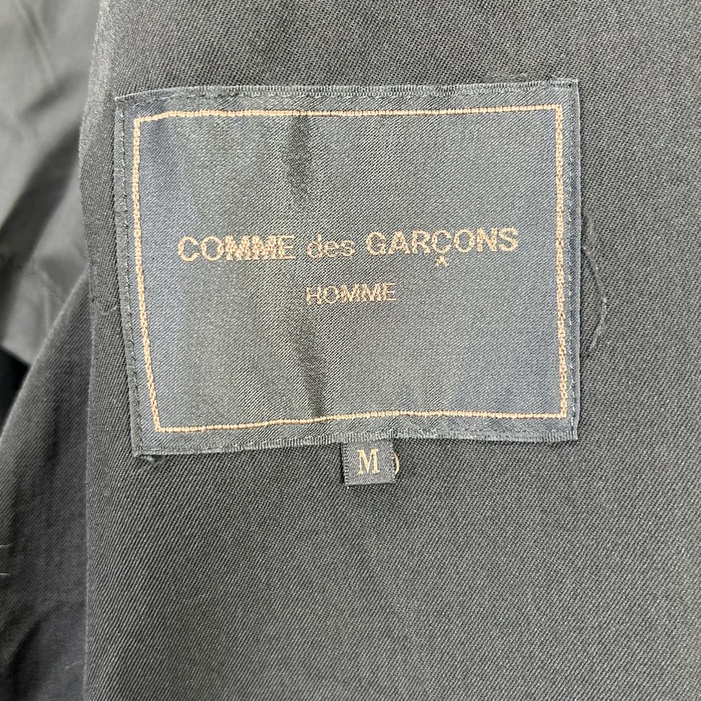 COMMEdesGARCONS HOMME コムデギャルソンオム 90s 田中オム AD1996　HC-040010 ブラック シングルオーバーコート コート
