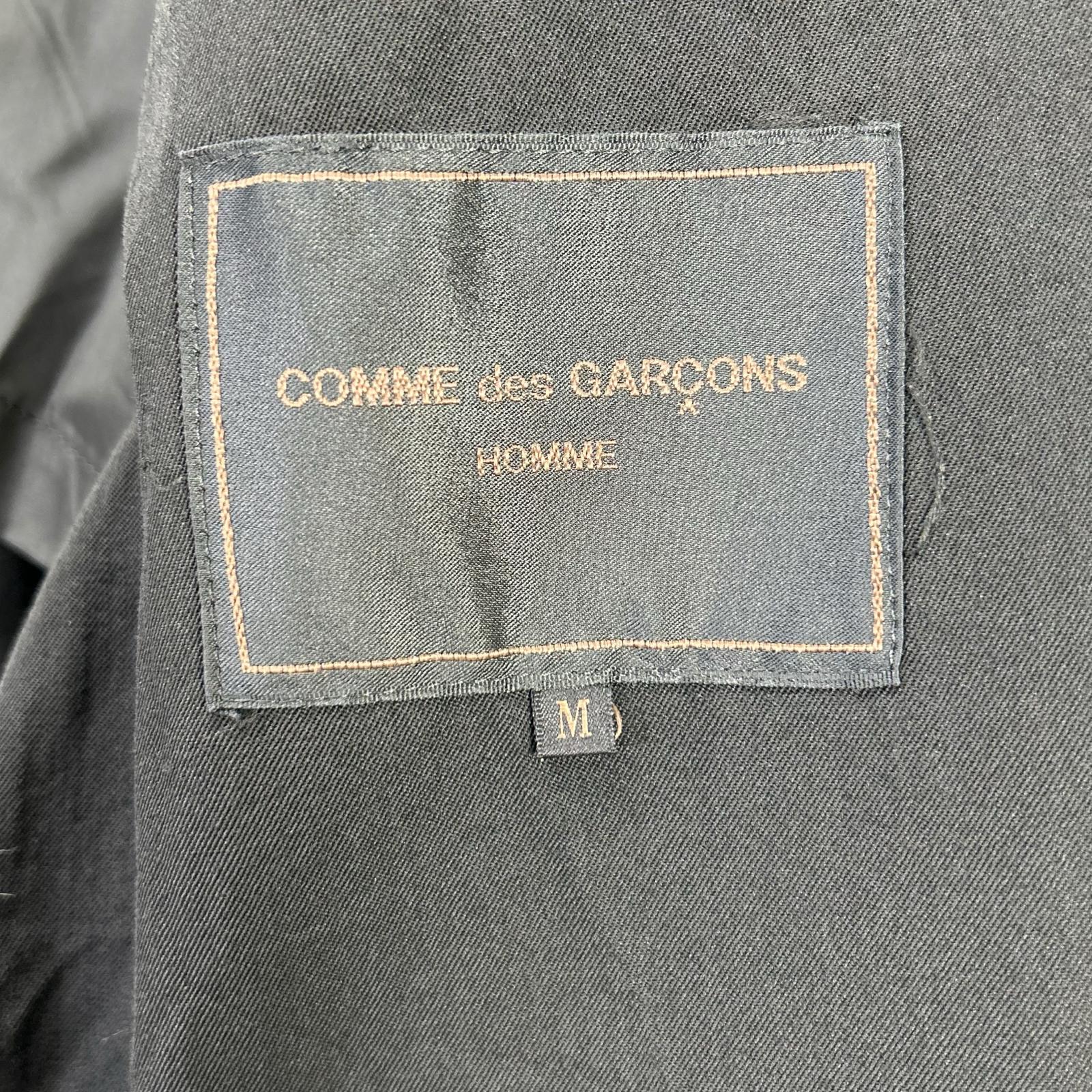 COMMEdesGARCONS HOMME コムデギャルソンオム 90s 田中オム AD1996　HC-040010 ブラック シングルオーバーコート コート