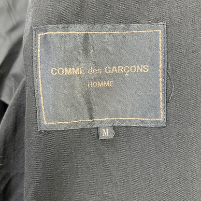 COMMEdesGARCONS HOMME コムデギャルソンオム 90s 田中オム AD1996　HC-040010 ブラック シングルオーバーコート コート