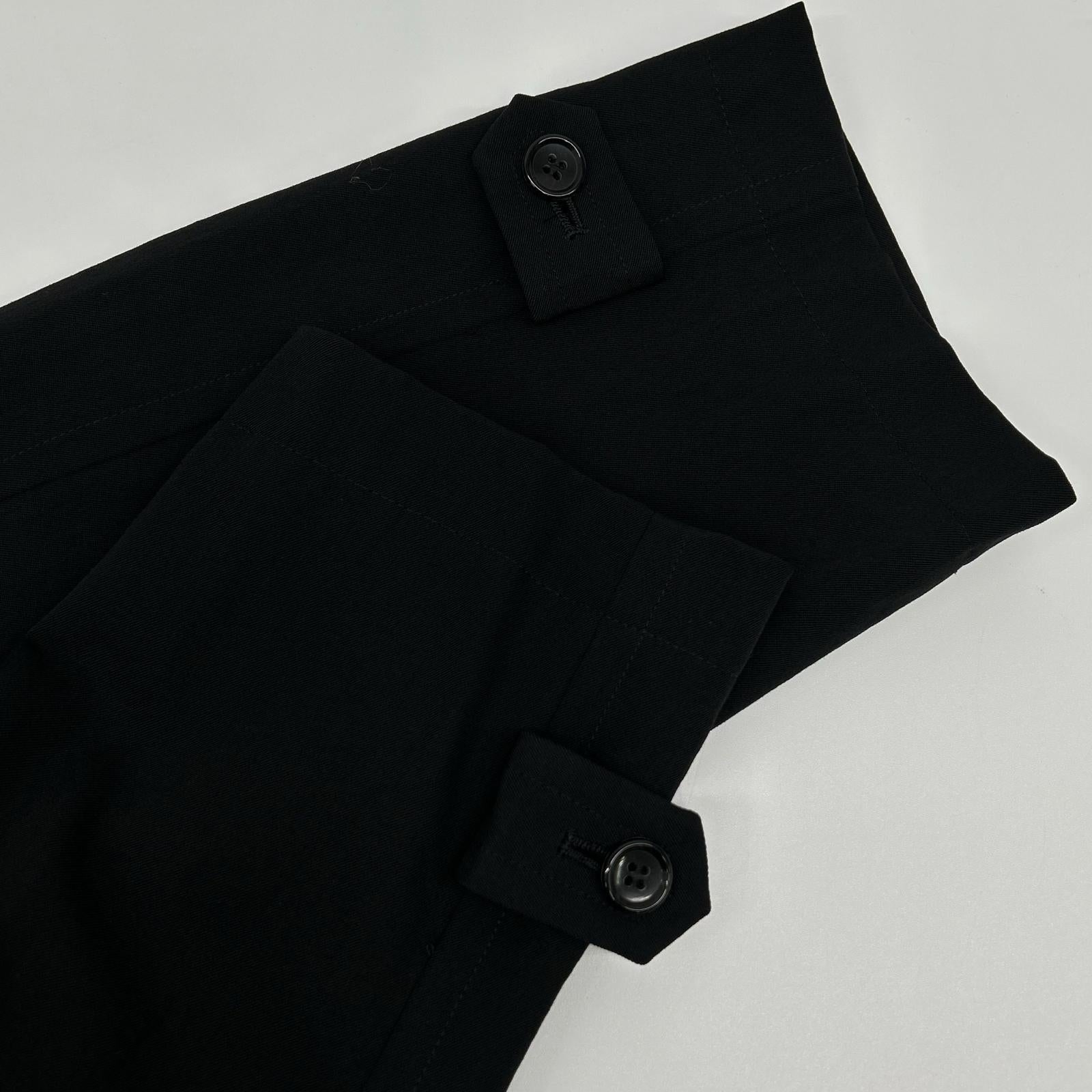 COMMEdesGARCONS HOMME コムデギャルソンオム 90s 田中オム AD1996　HC-040010 ブラック シングルオーバーコート コート