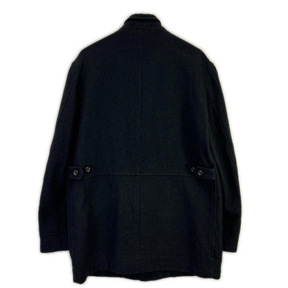 COMMEdesGARCONS HOMME コムデギャルソンオム 90s 田中オム HJ-070780 ブラック 圧縮ウール ジップ コート コート