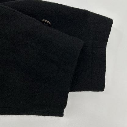 COMMEdesGARCONS HOMME コムデギャルソンオム 90s 田中オム HJ-070780 ブラック 圧縮ウール ジップ コート コート