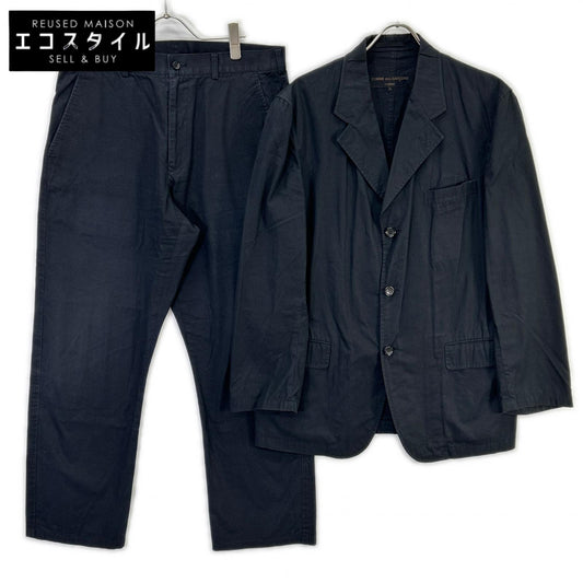 COMMEdesGARCONS HOMME コムデギャルソンオム 00s 田中オム HF-J041 ネイビー コットン セットアップ スーツ セットアップ