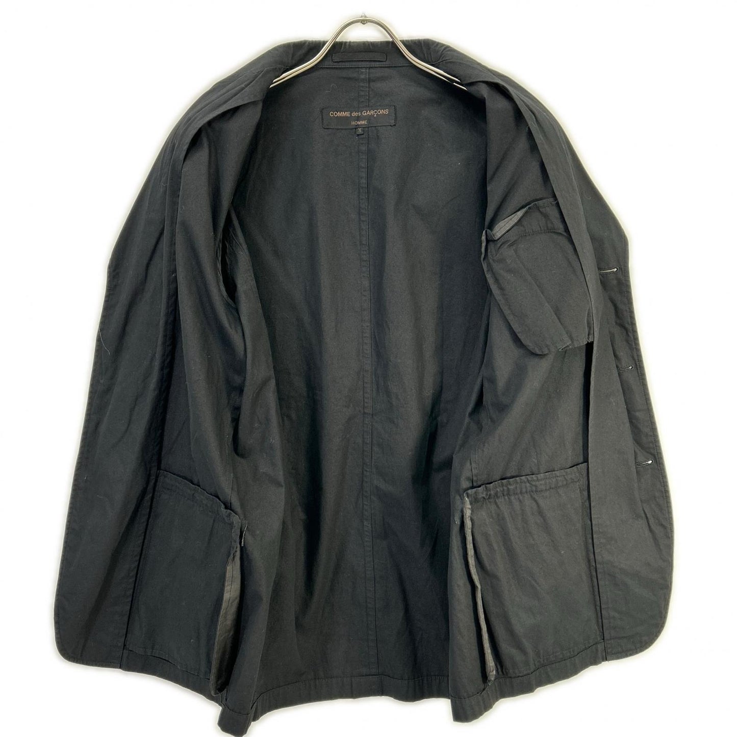 COMMEdesGARCONS HOMME コムデギャルソンオム 00s 田中オム HF-J041 ネイビー コットン セットアップ スーツ セットアップ