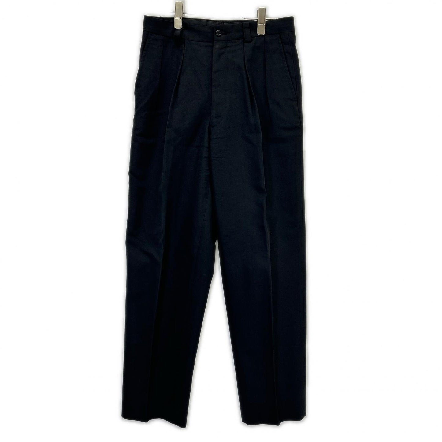 COMMEdesGARCONS HOMME コムデギャルソンオム 80s ブラック 2タックワイドトラウザー ボトムス
