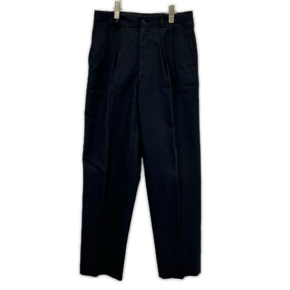 COMMEdesGARCONS HOMME コムデギャルソンオム 80s ブラック 2タックワイドトラウザー ボトムス
