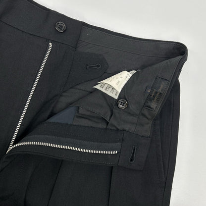 COMMEdesGARCONS HOMME コムデギャルソンオム 80s ブラック 2タックワイドトラウザー ボトムス