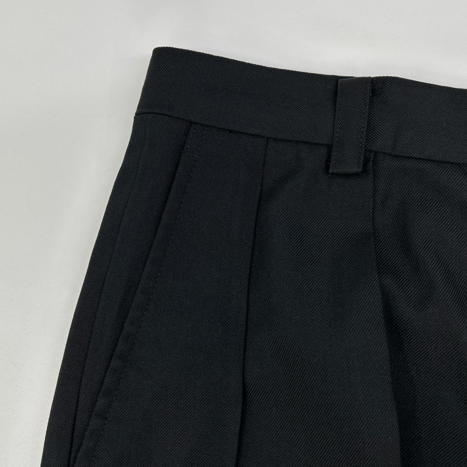 COMMEdesGARCONS HOMME コムデギャルソンオム 80s ブラック 2タックワイドトラウザー ボトムス