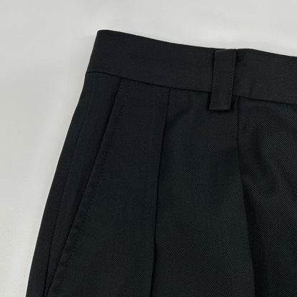 COMMEdesGARCONS HOMME コムデギャルソンオム 80s ブラック 2タックワイドトラウザー ボトムス
