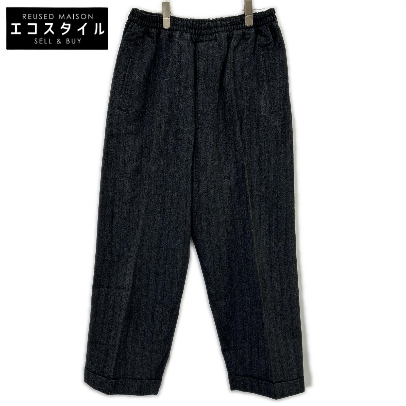 COMMEdesGARCONS HOMME PLUS コムデギャルソンオムプリュス AD1992 エスニック期　90s　PP-05041S グレー イージーワイドトラウザー ボトムス