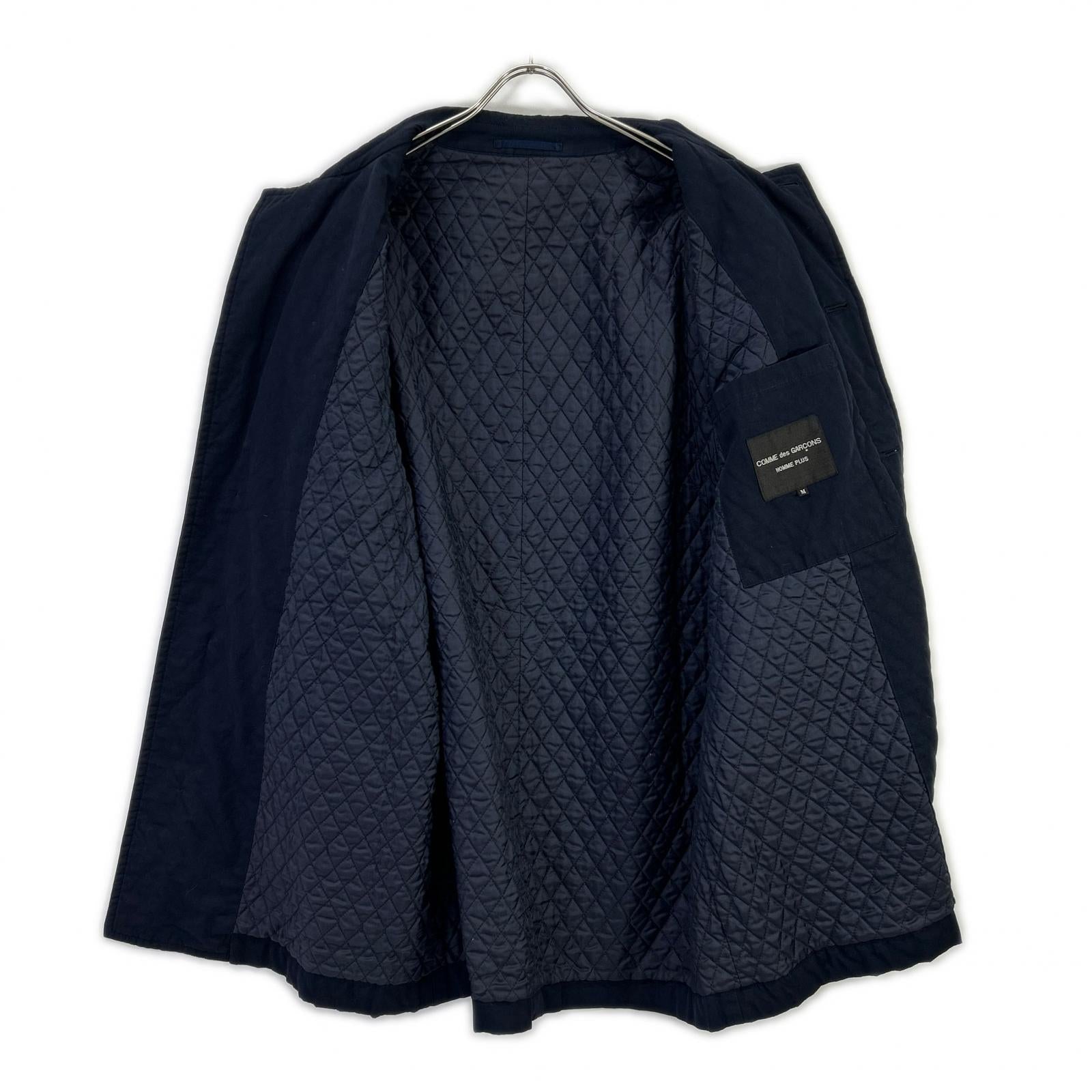 COMMEdesGARCONS HOMME PLUS コムデギャルソンオムプリュス 1991AW インナーキルティング ステンカラーコート コート