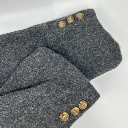 COMMEdesGARCONS HOMME PLUS コムデギャルソンオムプリュス 90s PJ-04003S コーデュロイ ウール 異素材ミックス ピークドラペルジャケット コート