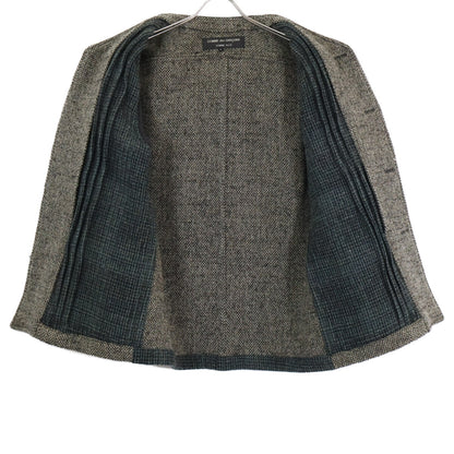 COMMEdesGARCONS HOMME PLUS コムデギャルソンオムプリュス 90s PJ-04037S カラーブロック ツイード ノーカラージャケット ジャケット