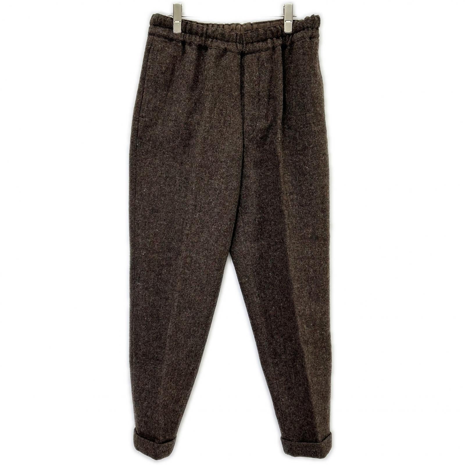 COMMEdesGARCONS HOMME PLUS コムデギャルソンオムプリュス AD1995 スリープ期　PP-04041M ウール ミックスカラー イージートラウザー ボトムス