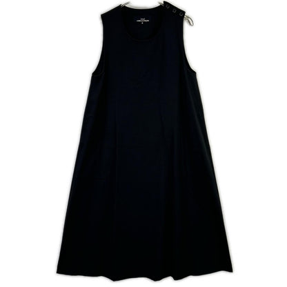 tricotCOMMEdesGARCONS トリココムデギャルソン 90s TA-08019M ブラック ノースリーブ フレアワンピース ワンピース
