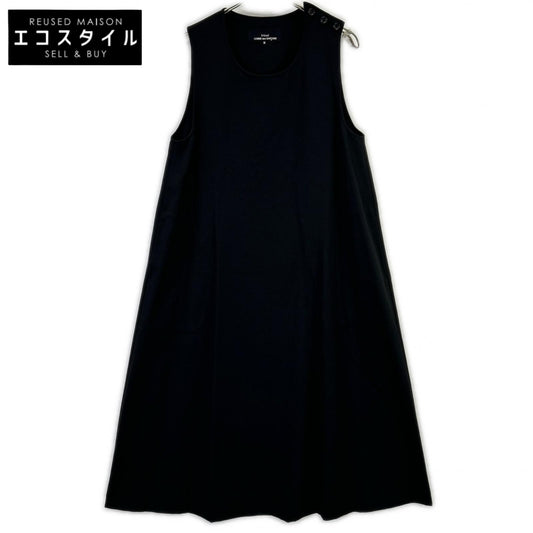 tricotCOMMEdesGARCONS トリココムデギャルソン 90s TA-08019M ブラック ノースリーブ フレアワンピース ワンピース