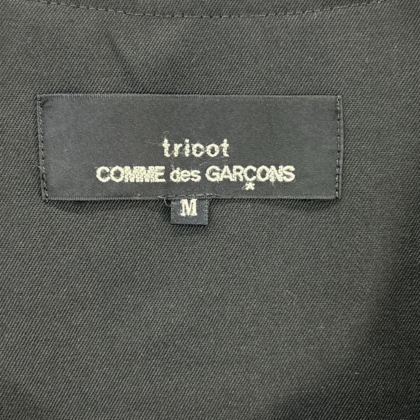 tricotCOMMEdesGARCONS トリココムデギャルソン 90s TA-08019M ブラック ノースリーブ フレアワンピース ワンピース