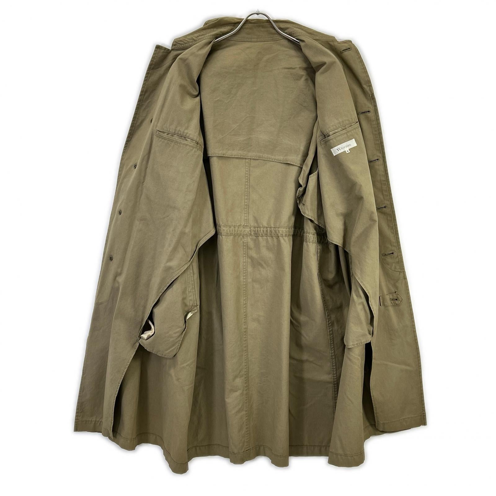 Y's for men ワイズフォーメン MB-C03-011 ベージュ コットン シングルオーバーコート コート
