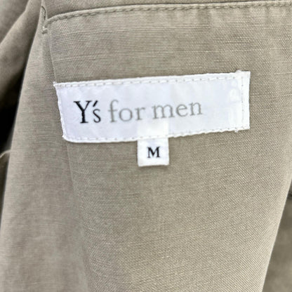 Y's for men ワイズフォーメン MB-C03-011 ベージュ コットン シングルオーバーコート コート