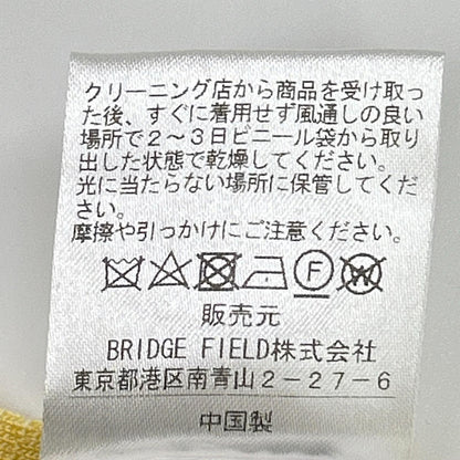 CORCOVADO コルコバード 32-04-00058 イエロー レーヨン リブニット ノースリーブワンピース ワンピース