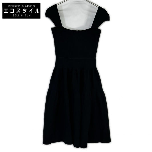 CORCOVADO Corcovado 32-04-00057 black rayon rib-knit camisole dress dress