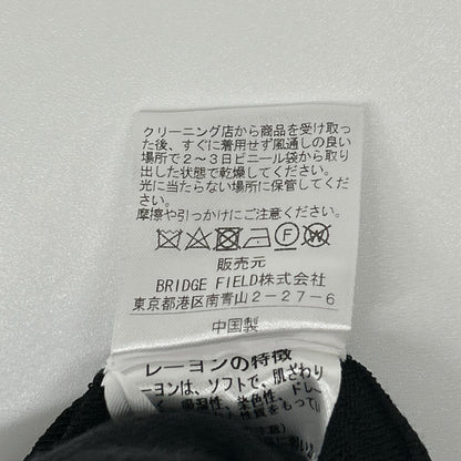 CORCOVADO コルコバード 32-04-00057 ブラック レーヨン リブニット キャミワンピース ワンピース