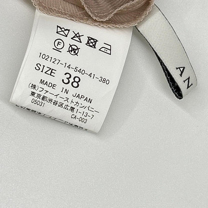 ANAYI アナイ 102127-14-540 ピンクベージュ ストレッチツイルスキッパーワンピース ワンピース