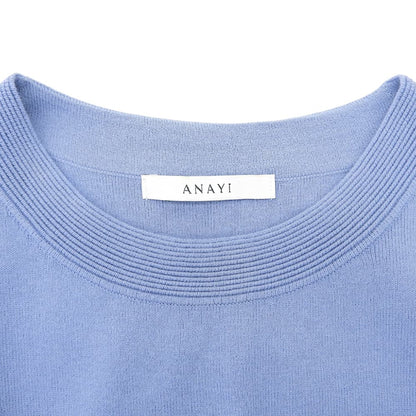 ANAYI アナイ ペチコート付 ニットワンピース レディース 38 102417-14 ワンピース