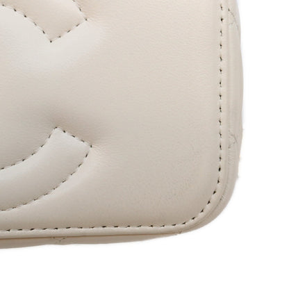 CHANEL シャネル AP3315 白 ラム チェーントップハンドル G金具 バニティ ショルダーバッグ ショルダーバッグ