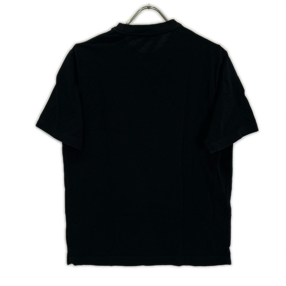 HERMES エルメス ブラック Hロゴ刺繍 ポケット Tシャツ トップス
