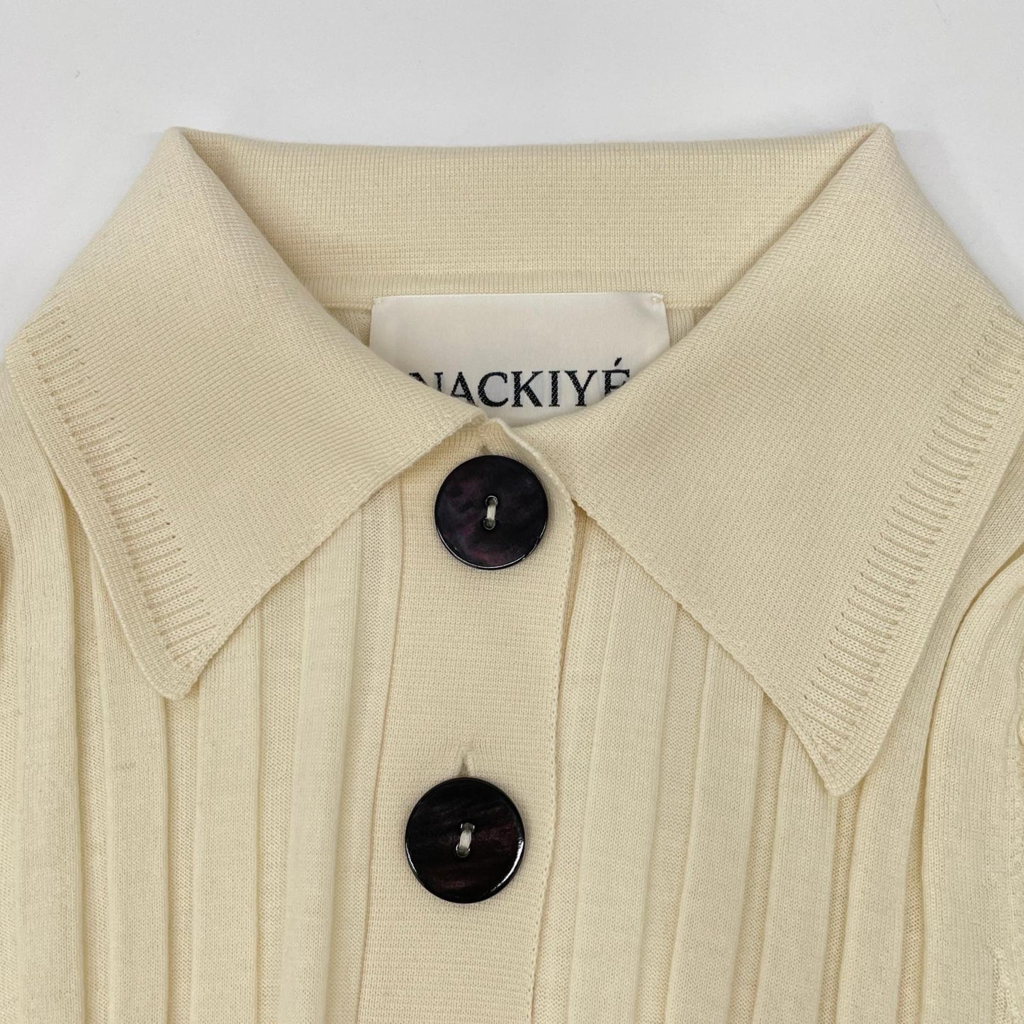 Nackiyé ナキエ シュガーマン ニット ポロシャツ トップス