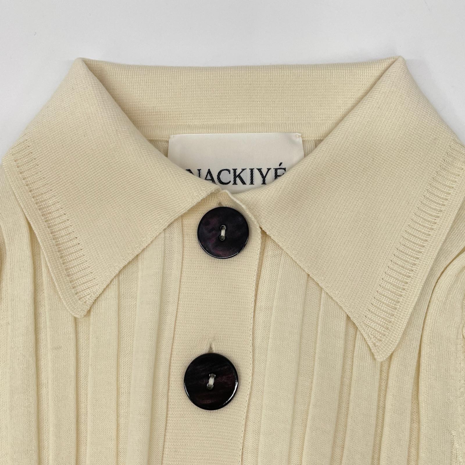 Nackiyé ナキエ シュガーマン ニット ポロシャツ トップス
