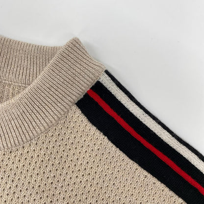 Dior HOMME ディオールオム クリスヴァンアッシュ期 763M651KT639 ベージュ トリミングニット トップス