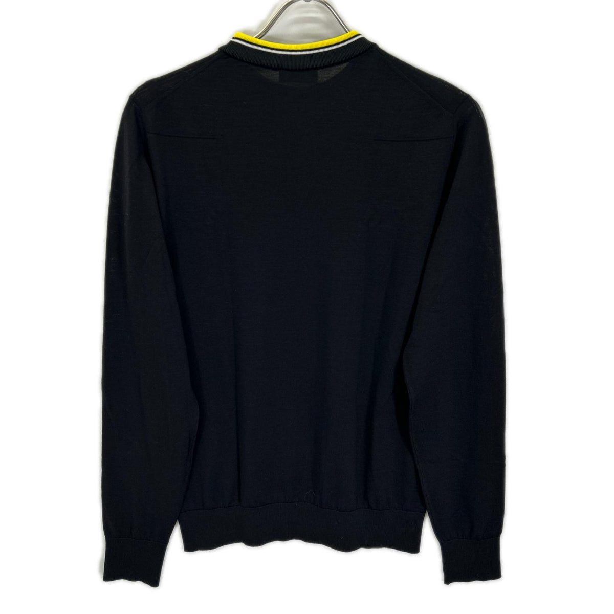 Dior HOMME Chris Van Assche Era 763M648KT637 Black Trimmed Knit Top
