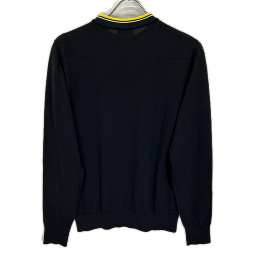 Dior HOMME ディオールオム クリスヴァンアッシュ期 763M648KT637 ブラック トリミングニット トップス